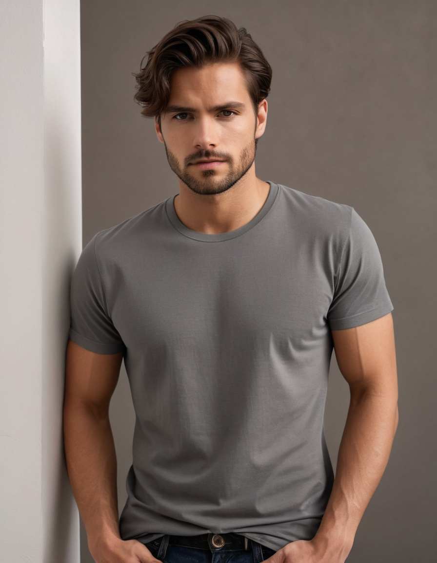Photo 3 of 4 - Premium Unisex Crew Neck T-Shirt – 100% Cotton | Cozy Thread | Cozy Thread Company