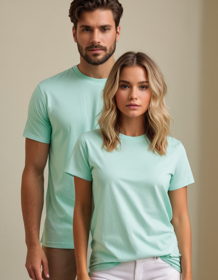 Photo 2 of 5 - Premium Unisex Crew Neck T-Shirt – 100% Cotton | Cozy Thread | Cozy Thread Company