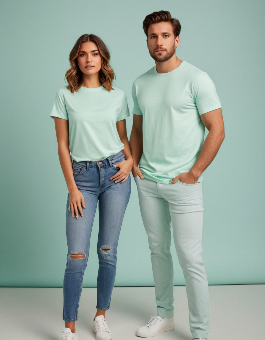 Photo 3 of 5 - Premium Unisex Crew Neck T-Shirt – 100% Cotton | Cozy Thread | Cozy Thread Company
