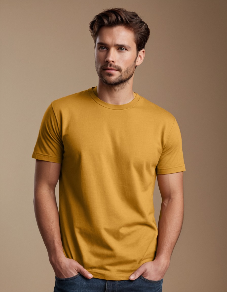 Photo 1 of 1 - Premium Unisex Crew Neck T-Shirt – 100% Cotton | Cozy Thread | Cozy Thread Company
