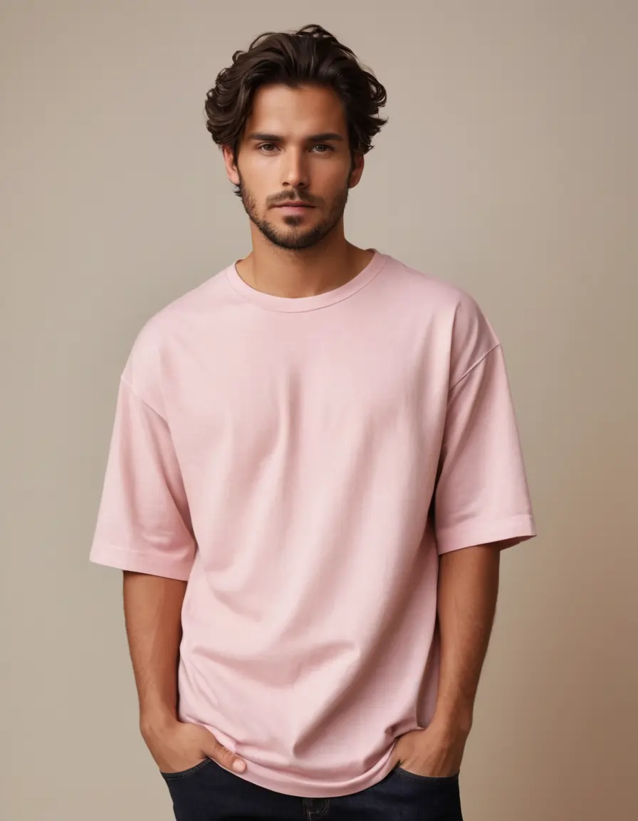 Photo 1 of 1 - Premium Oversized T-Shirts – 100% Cotton, 240 GSM | Trendy & | Cozy Thread Company