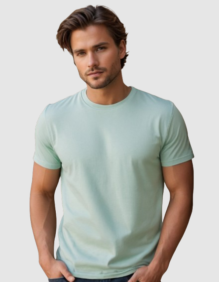 Photo 1 of 1 - Mint Cotton T-Shirt – Unisex | Cozy Thread | Cozy Thread Company