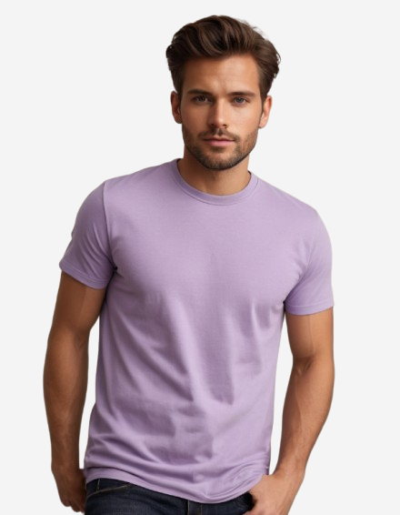 Photo 1 of 1 - Lavender Cotton T-Shirt – Unisex | Cozy Thread | Cozy Thread Company
