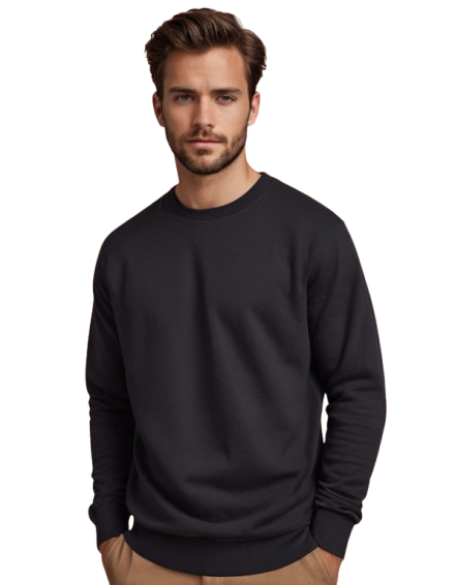 Photo 1 of 2 - Black Unisex Sweatshirt | Premium | Cozy Thread | Cozy Thread Company