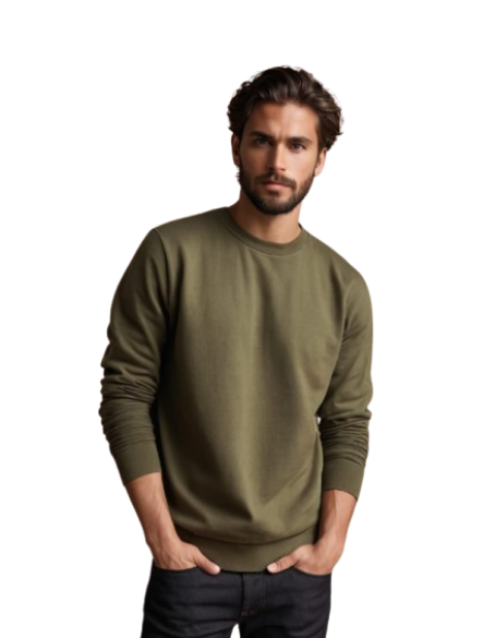 Photo 1 of 2 - Olive Green Unisex Sweatshirt | Premium | Cozy Thread | Cozy Thread Company