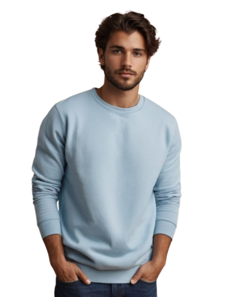 Photo 1 of 2 - Baby Blue Unisex Sweatshirt | Premium | Cozy Thread | Cozy Thread Company