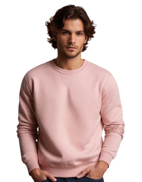 Photo 1 of 1 - Light Pink Unisex Sweatshirt | Premium | Cozy Thread | Cozy Thread Company