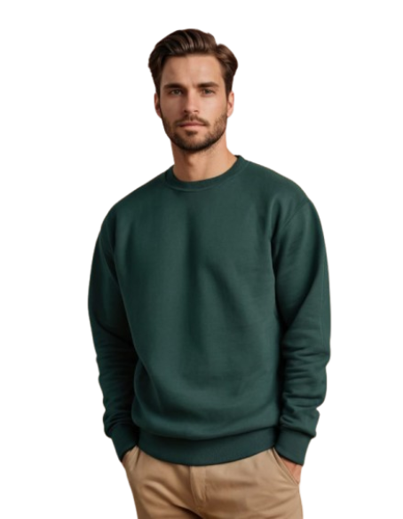 Photo 1 of 1 - Bottl Green Unisex Oversized Sweatshirt | Premium | Cozy Thr | Cozy Thread Company