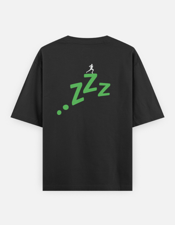 Photo 2 of 2 - Somewhere Between Chasing Dreams and Taking Naps Oversized T | Cozy Thread Company