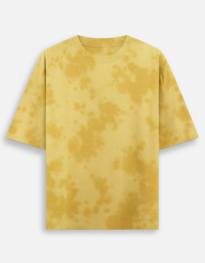 Photo 1 of 2 - oversized-mustard-yellow-tie-dye | Cozy Thread Company